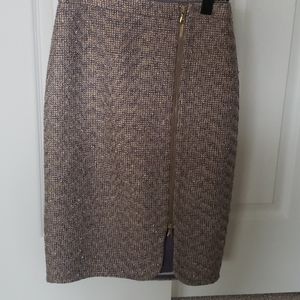 Gold shimmery skirt
